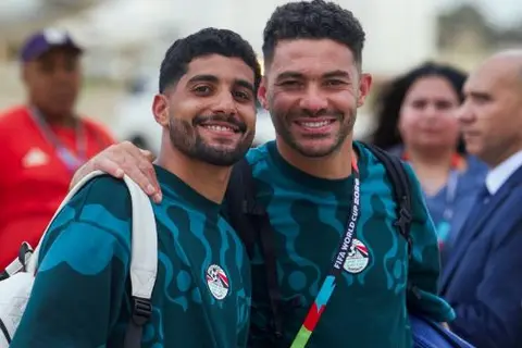 تغطية وصول منتخب مصر بعد نهاية مشواره في كأس العالم.. توافد الجماهير (صور)